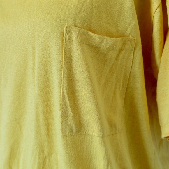 Vintage Marigold Yellow Elastic Waist T-Shirt Dress - Picture 4 of 10
